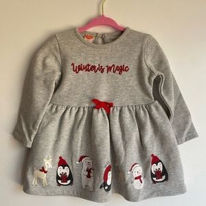 Koton Baby Girl Winter is Magic Dress 9-12 Months